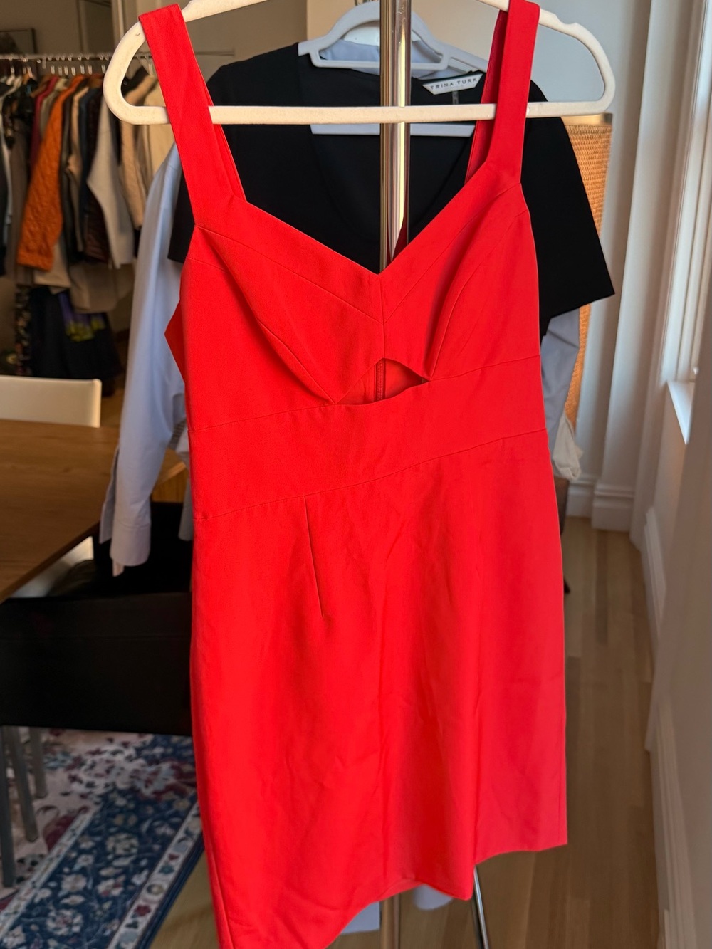 Yumi Kim Red Mini Dress with Front Cutout